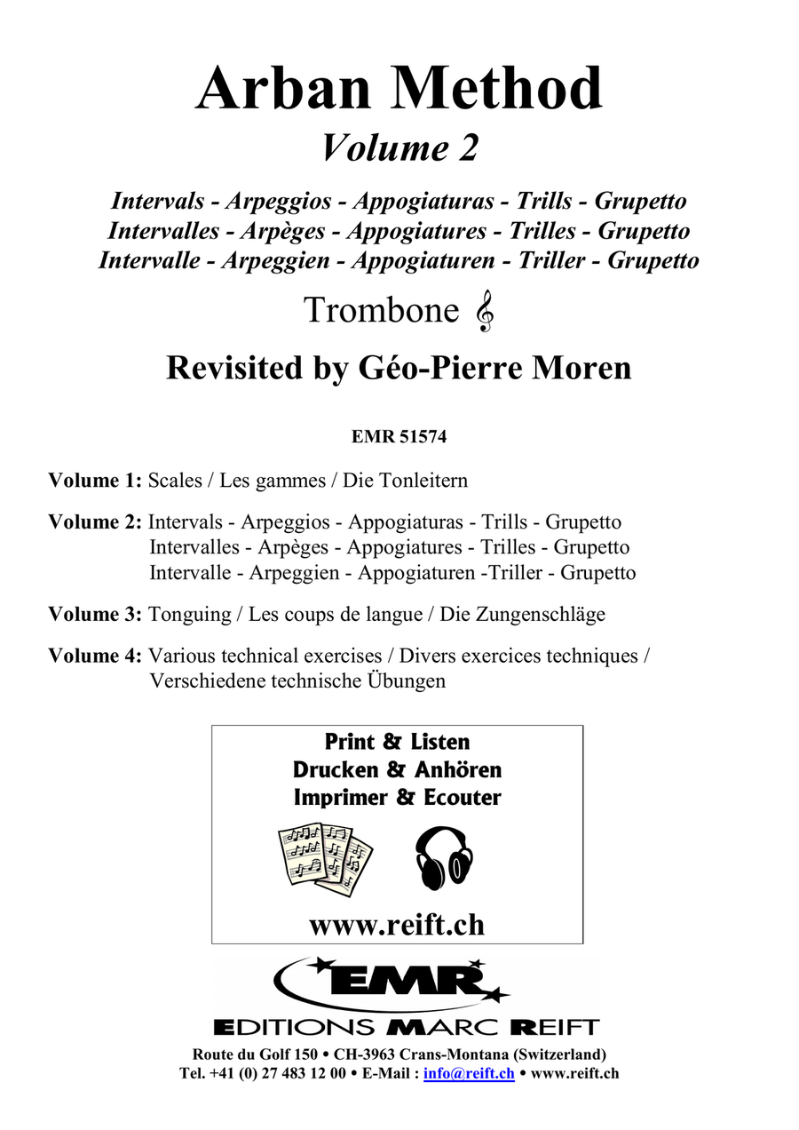 Arban Method Volume 2 Arban Method Volume 2 Trombone scores gallery preview page 2