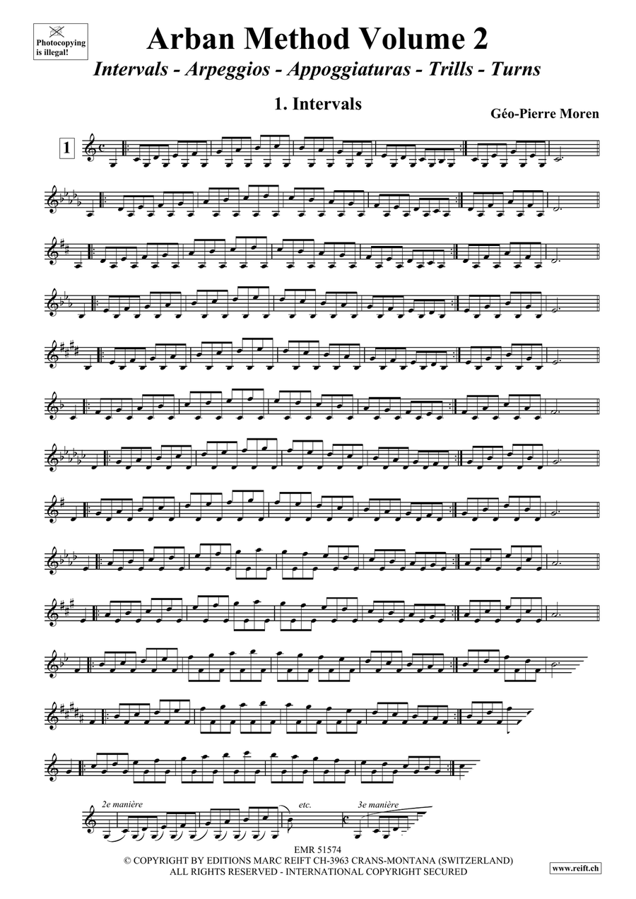 Arban Method Volume 2 Arban Method Volume 2 Trombone scores gallery preview page 4