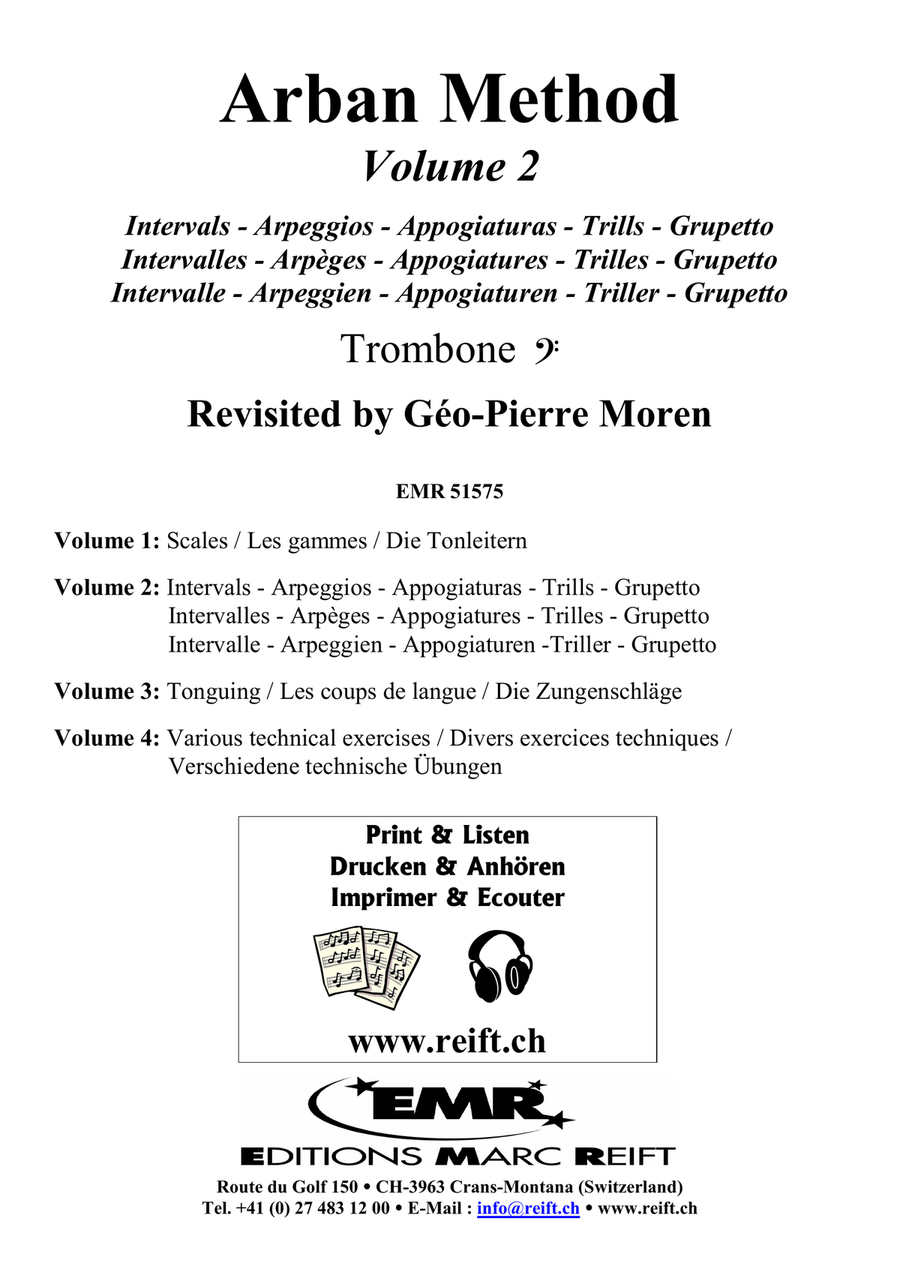 Arban Method Volume 2 Arban Method Volume 2 Trombone scores gallery preview page 2