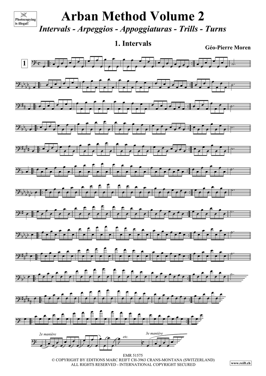 Arban Method Volume 2 Arban Method Volume 2 Trombone scores gallery preview page 4