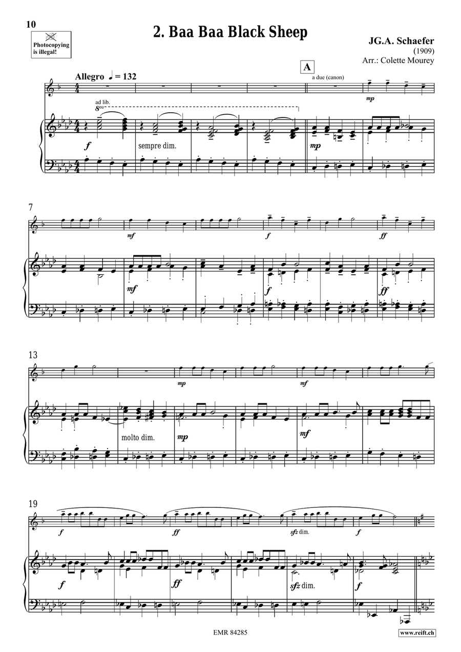 Folk Songs From United-Kingdom Alto Saxophone scores gallery preview page 6