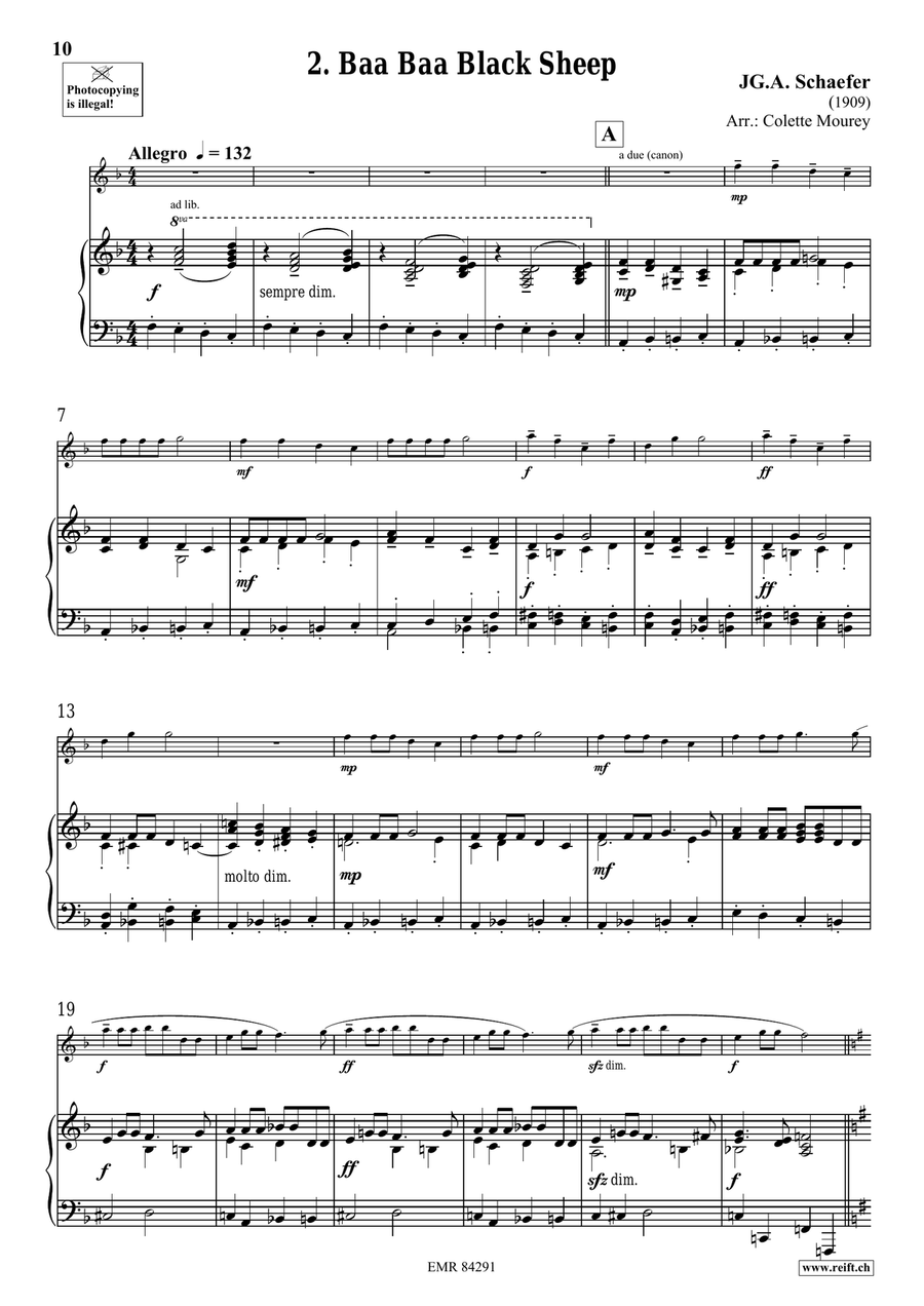Folk Songs From United-Kingdom Piccolo scores gallery preview page 6
