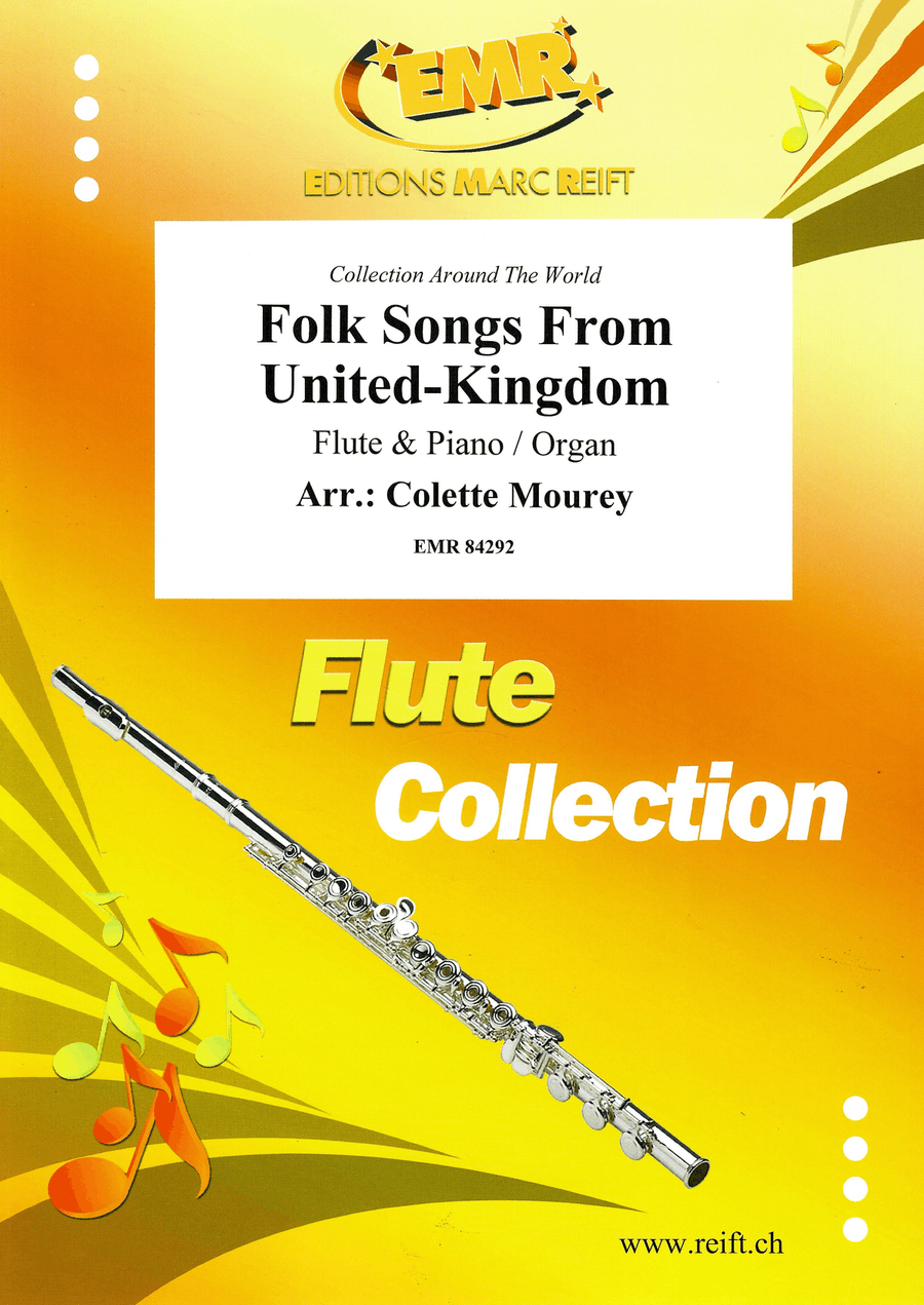 Folk Songs From United-Kingdom Flute Solo scores gallery preview page 1