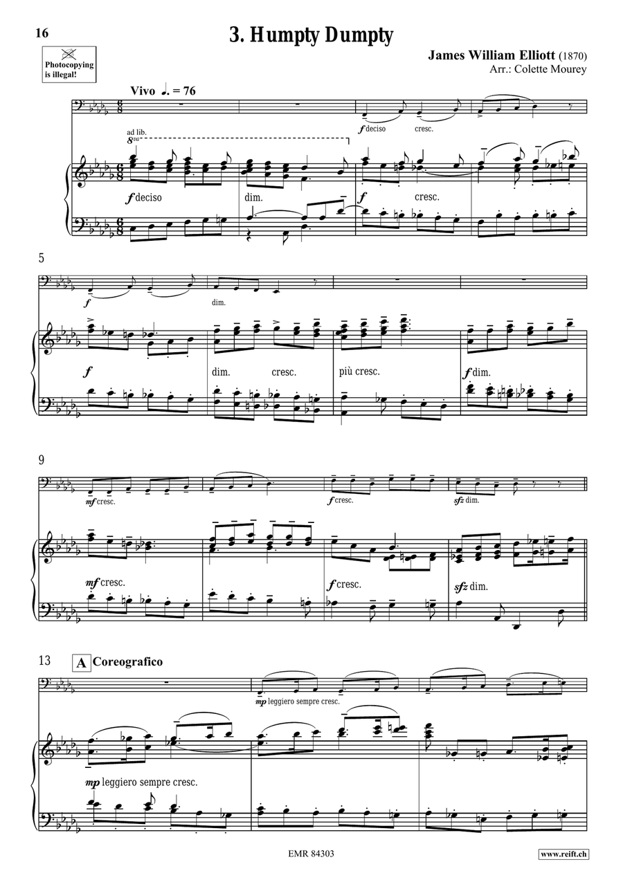 Folk Songs From United-Kingdom Trombone scores gallery preview page 8