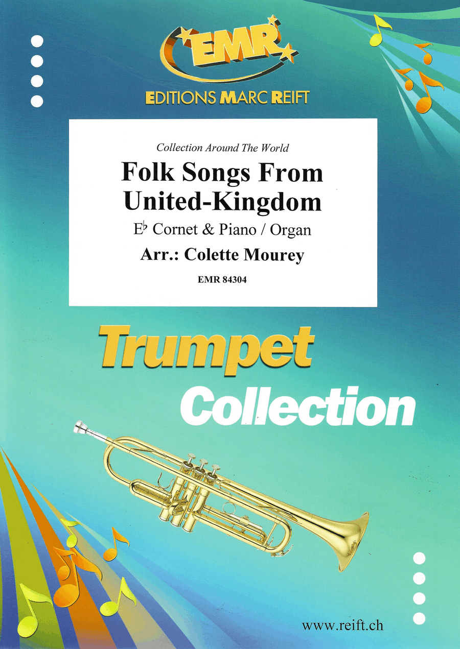 Folk Songs From United-Kingdom Cornet scores gallery preview page 1