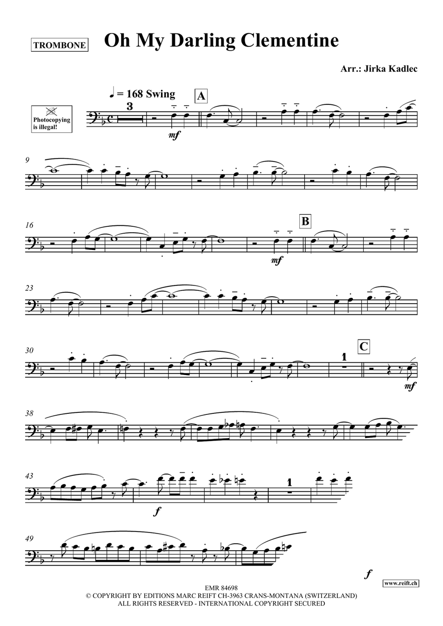 Oh My Darling Clementine Oh My Darling Clementine Piano Accompaniment scores gallery preview page 3