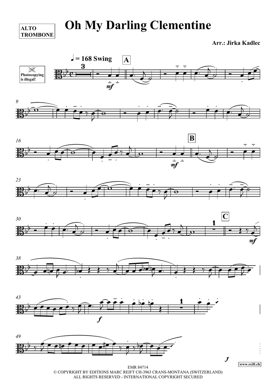 Oh My Darling Clementine Oh My Darling Clementine Piano Accompaniment scores gallery preview page 3