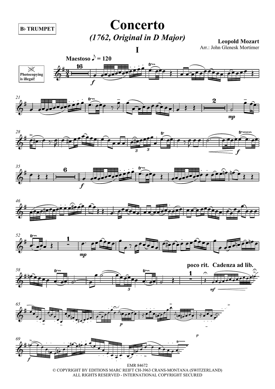 Concerto Concerto Cornet scores gallery preview page 3