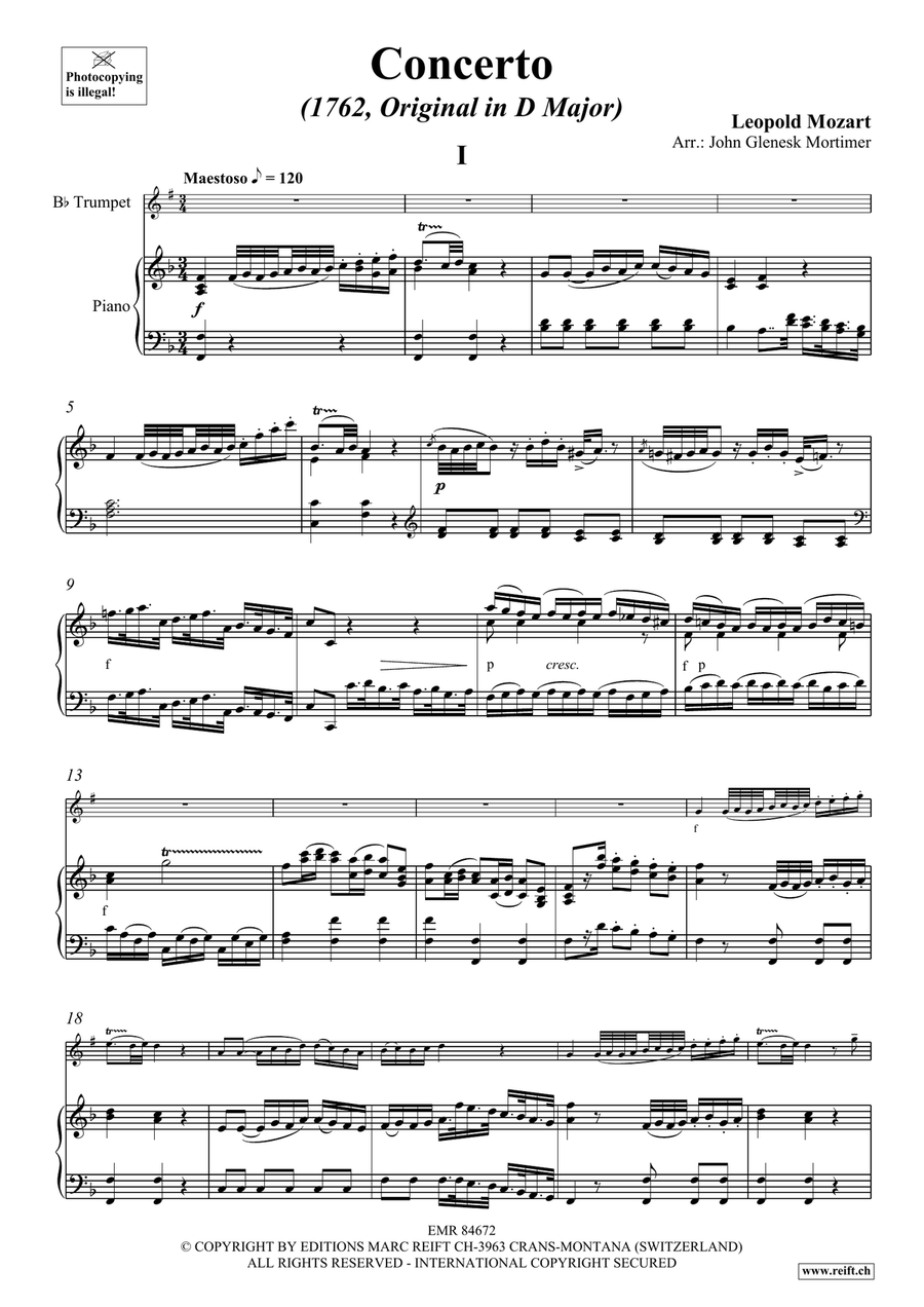 Concerto Concerto Cornet scores gallery preview page 4