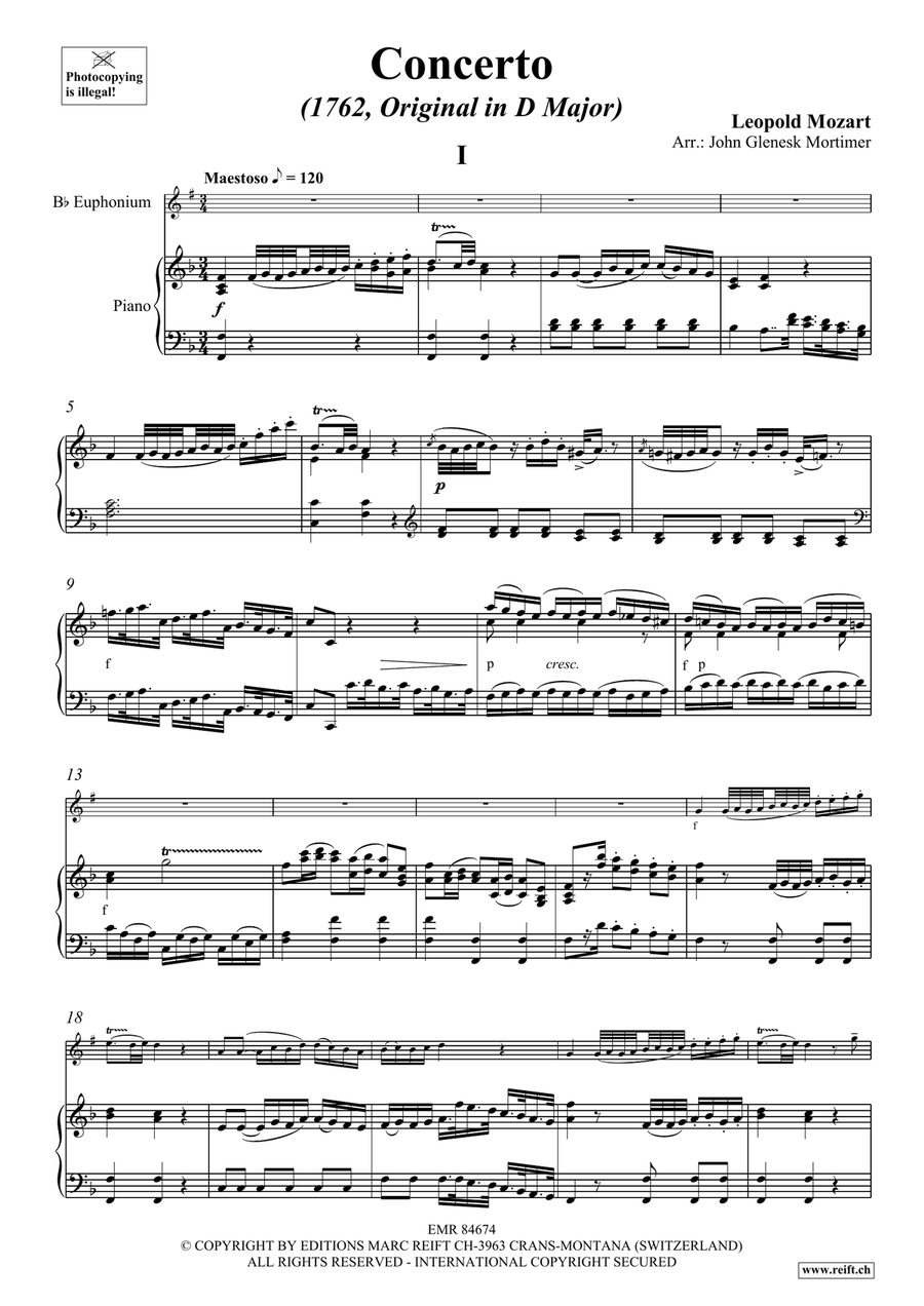 Concerto Concerto Euphonium scores gallery preview page 4
