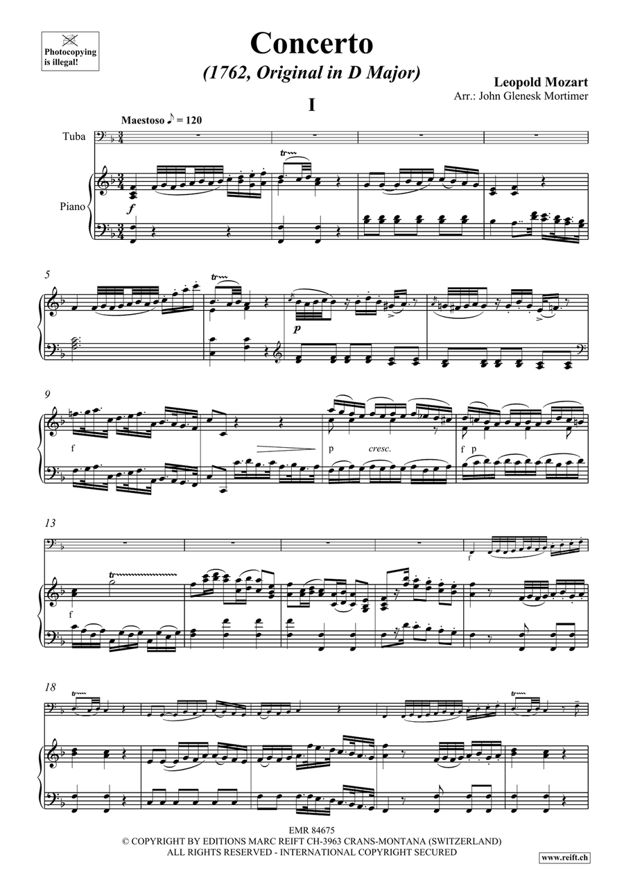 Concerto Concerto Tuba scores gallery preview page 4
