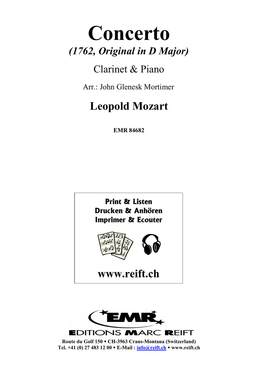 Concerto Concerto Clarinet Solo scores gallery preview page 2