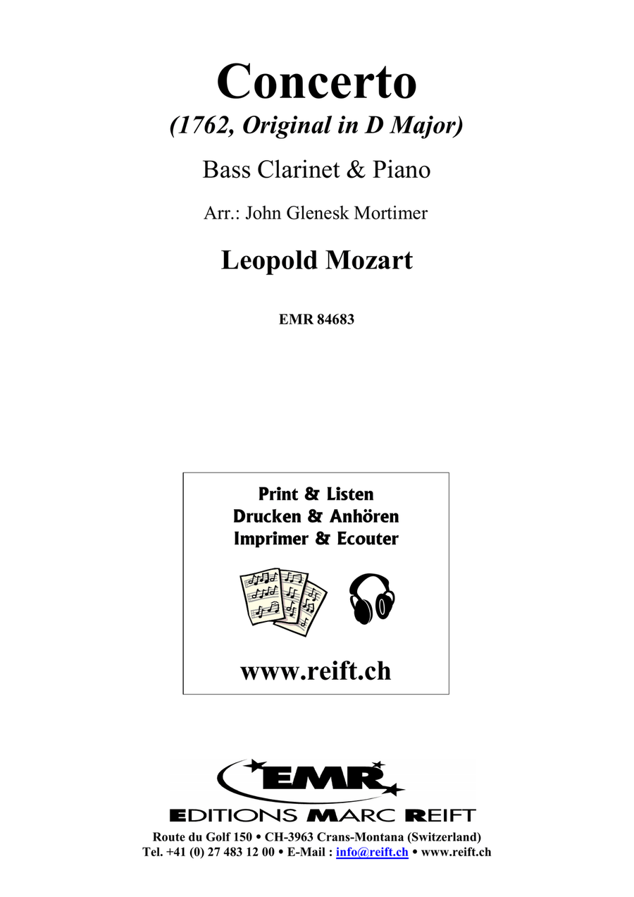 Concerto Concerto Bass Clarinet scores gallery preview page 2