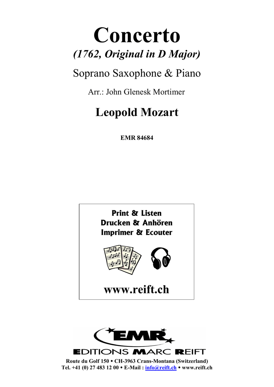 Concerto Concerto Soprano Saxophone scores gallery preview page 2