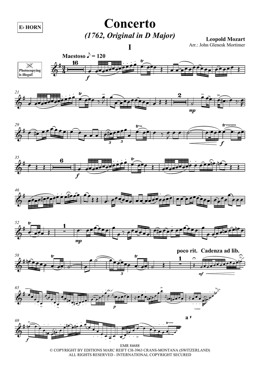 Concerto Concerto Horn scores gallery preview page 3