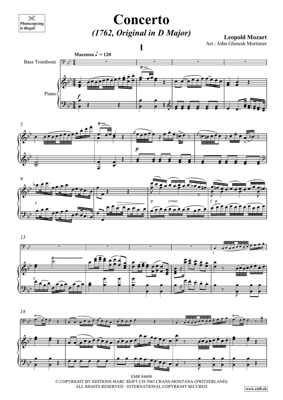 Concerto Concerto Bass Trombone scores gallery preview page 4