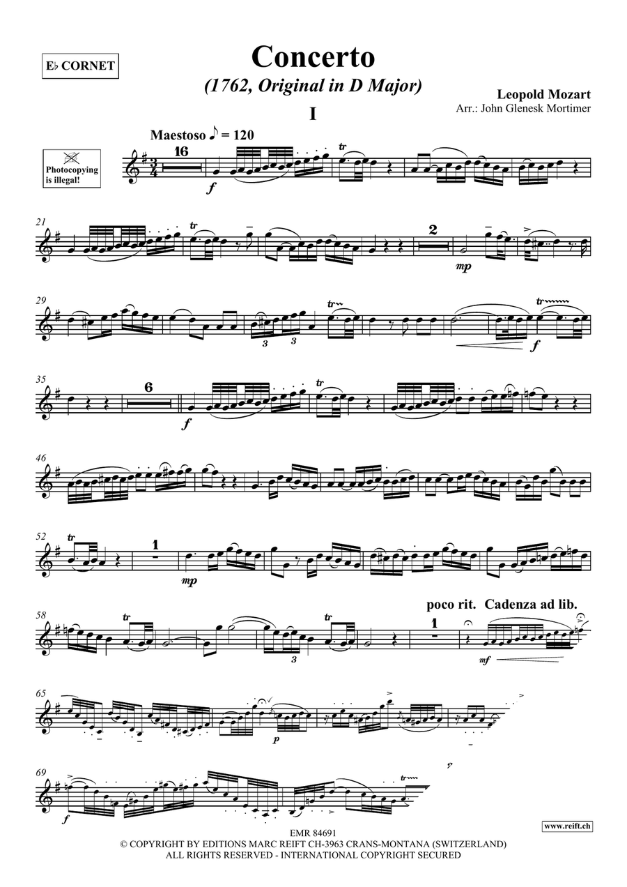 Concerto Concerto Cornet scores gallery preview page 3
