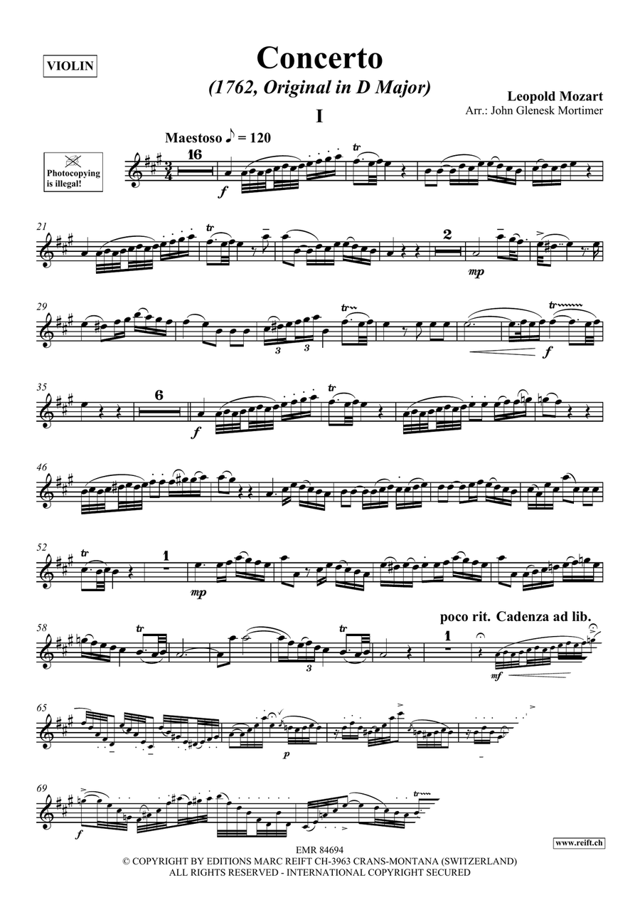 Concerto Concerto Violin Solo scores gallery preview page 3