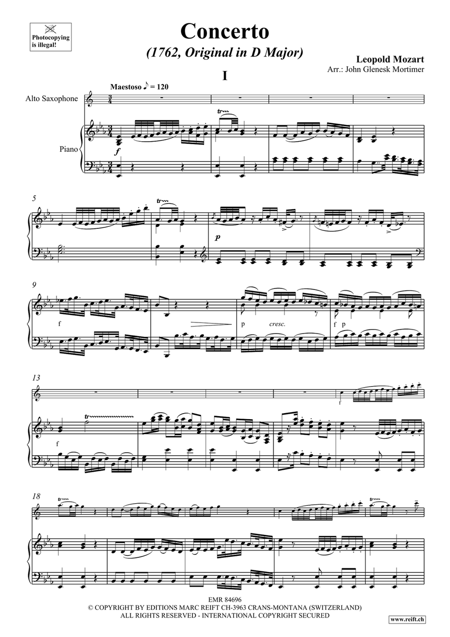 Concerto Concerto Alto Saxophone scores gallery preview page 4