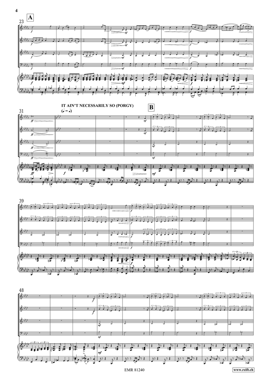 Gershwin Medley Piano Accompaniment scores gallery preview page 5