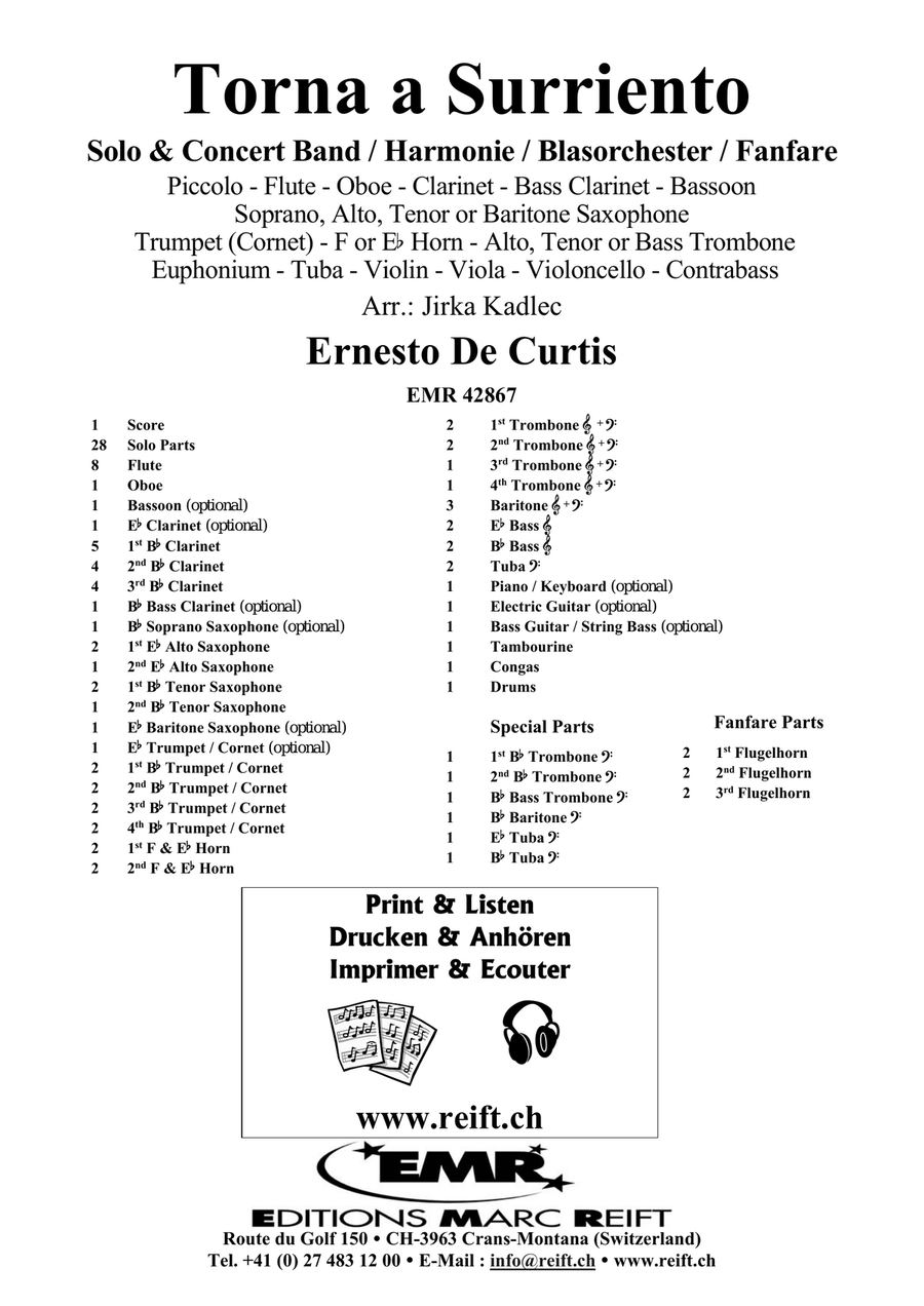 Torna a Surriento Torna a Surriento Bassoon scores gallery preview page 2