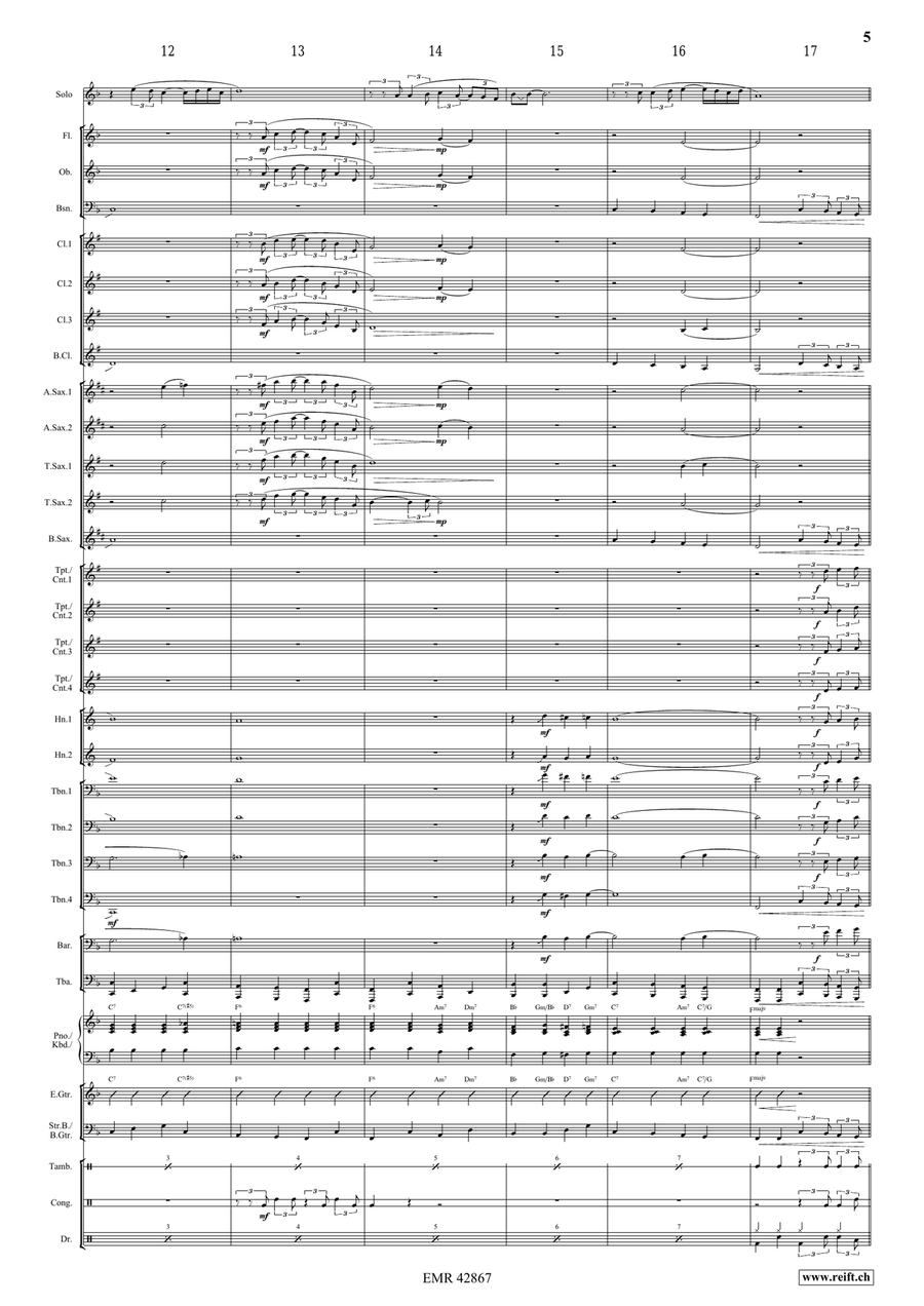 Torna a Surriento Torna a Surriento Bassoon scores gallery preview page 5