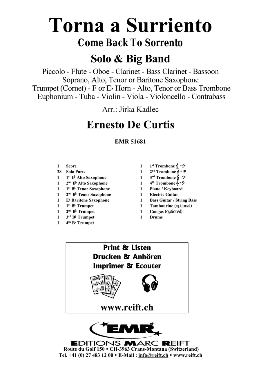Torna a Surriento Torna a Surriento Bassoon scores gallery preview page 2