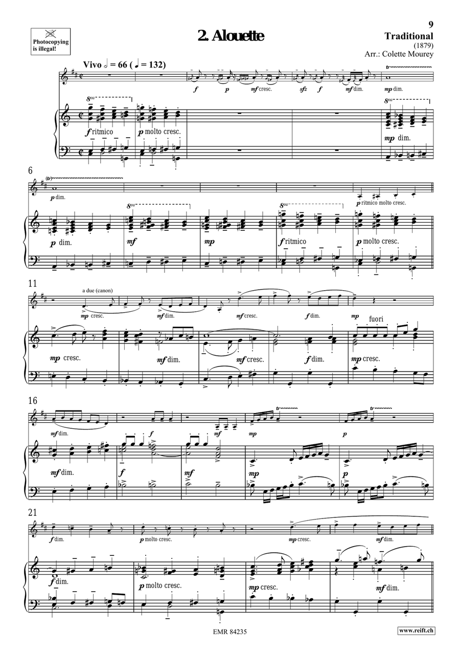 Folk Songs From France Folk Songs From France Cornet scores gallery preview page 6