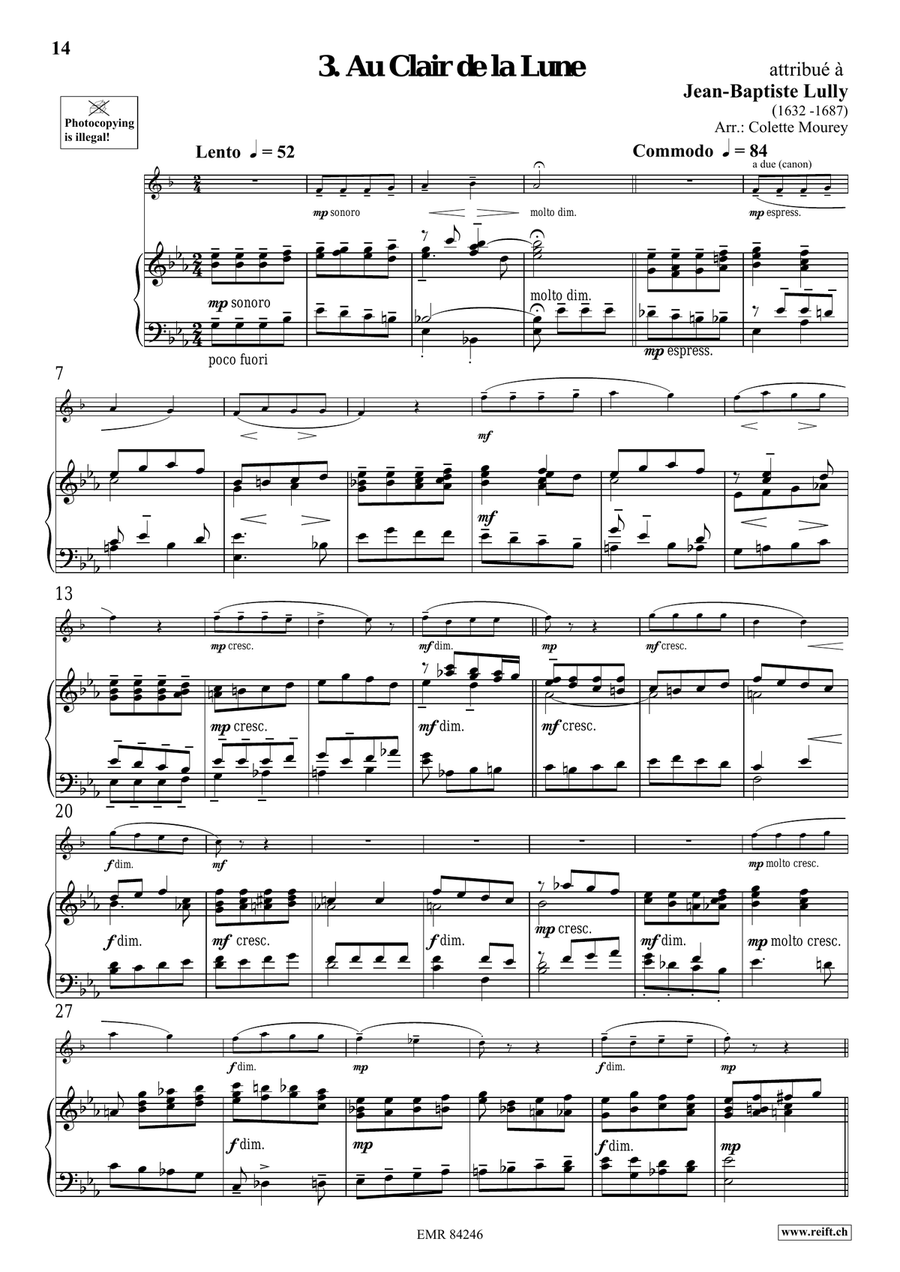Folk Songs From France Folk Songs From France Soprano Saxophone scores gallery preview page 8