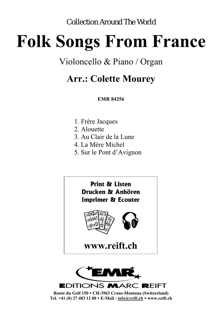 Folk Songs From France Folk Songs From France Organ scores gallery preview page 2