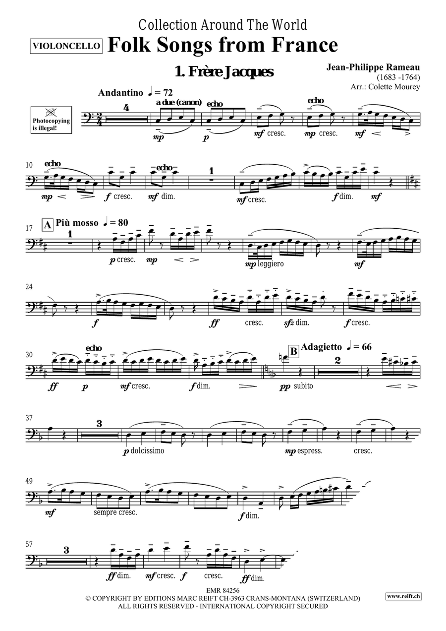 Folk Songs From France Folk Songs From France Organ scores gallery preview page 3