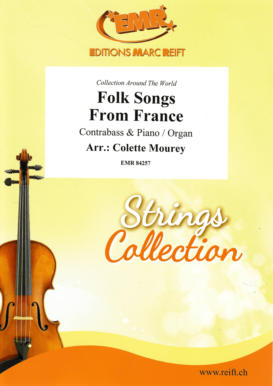 Folk Songs From France Double Bass scores gallery preview page 1