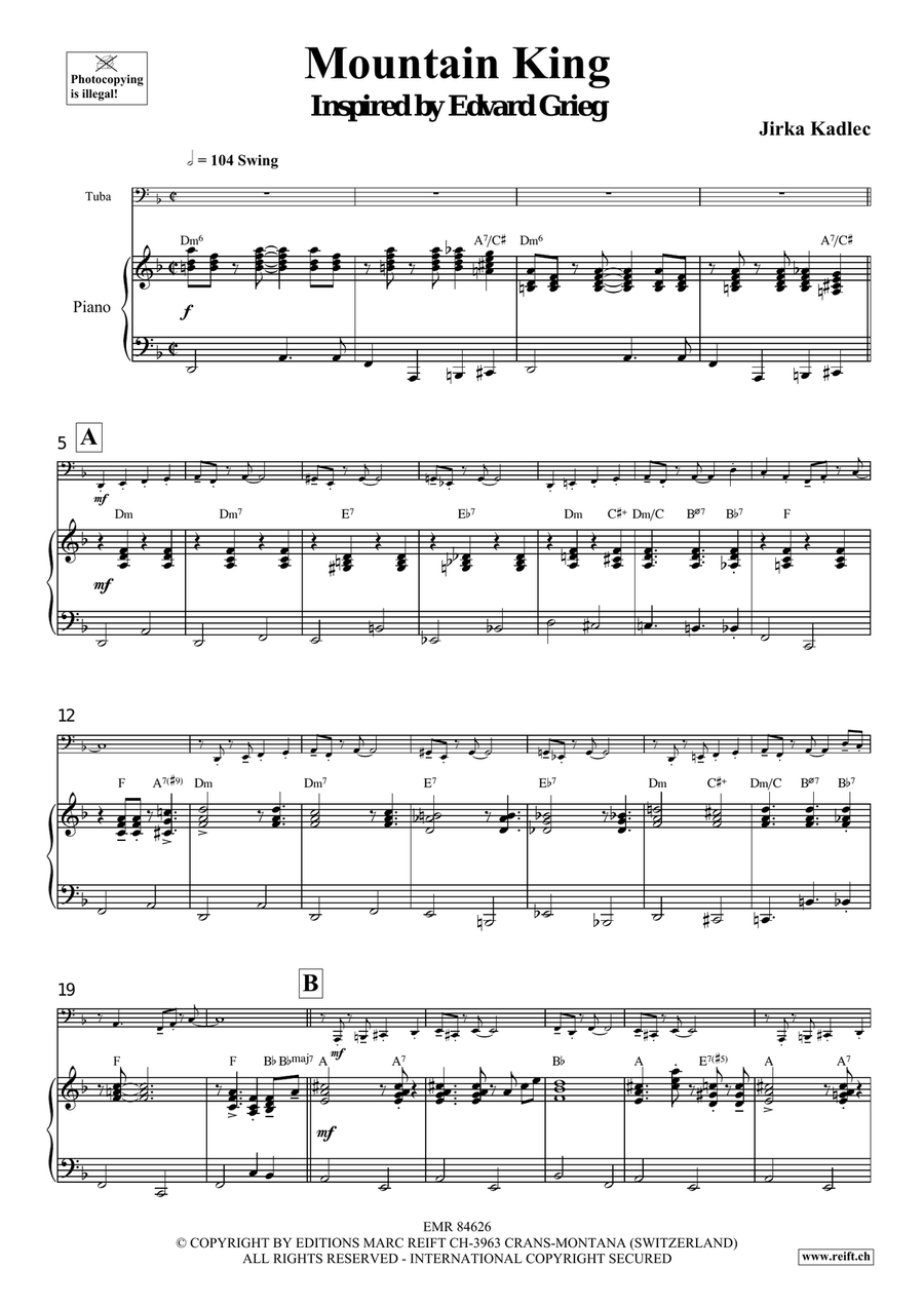 Mountain King Mountain King Tuba scores gallery preview page 5