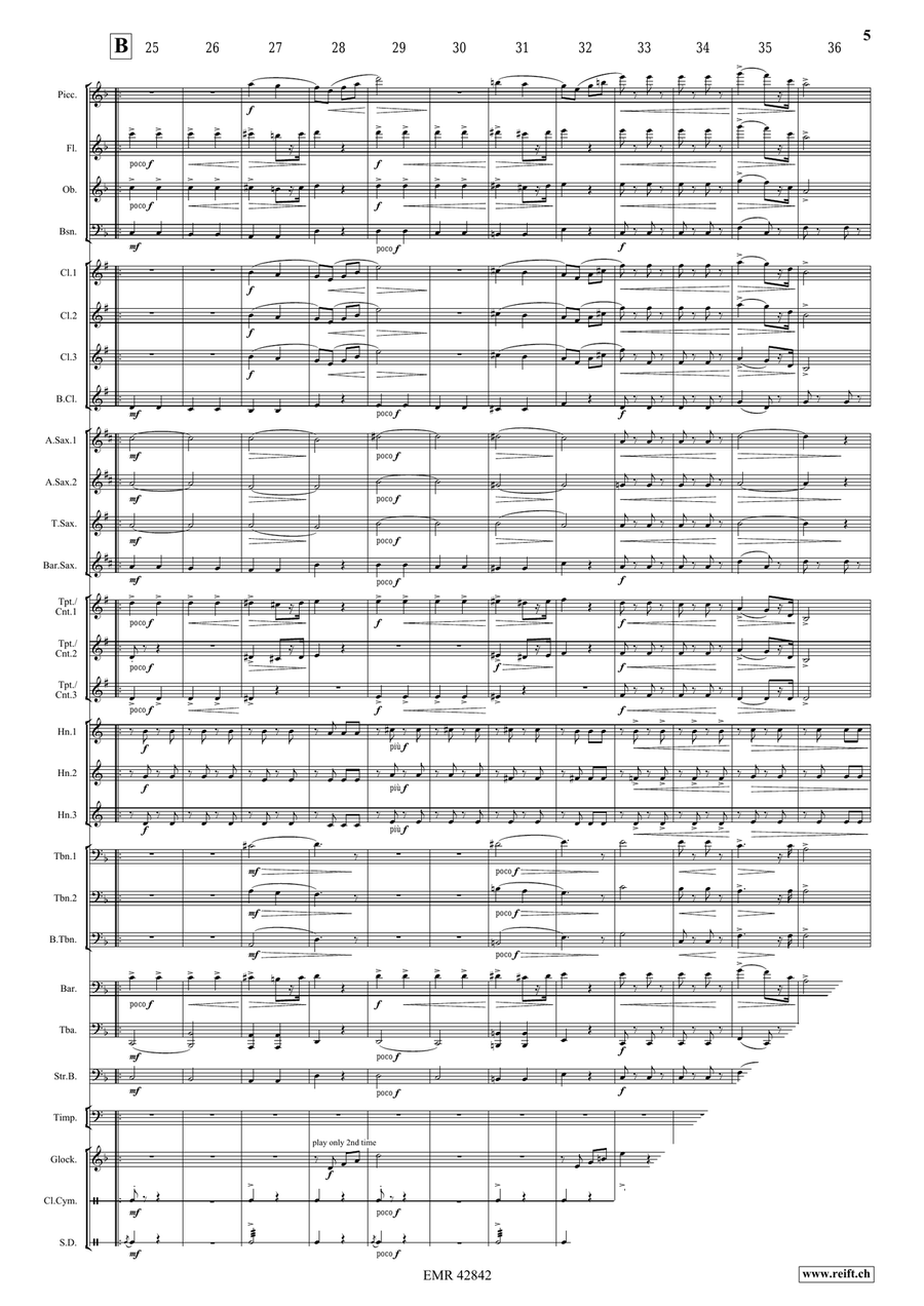 Sturm-Marsch Galopp Concert Band scores gallery preview page 5