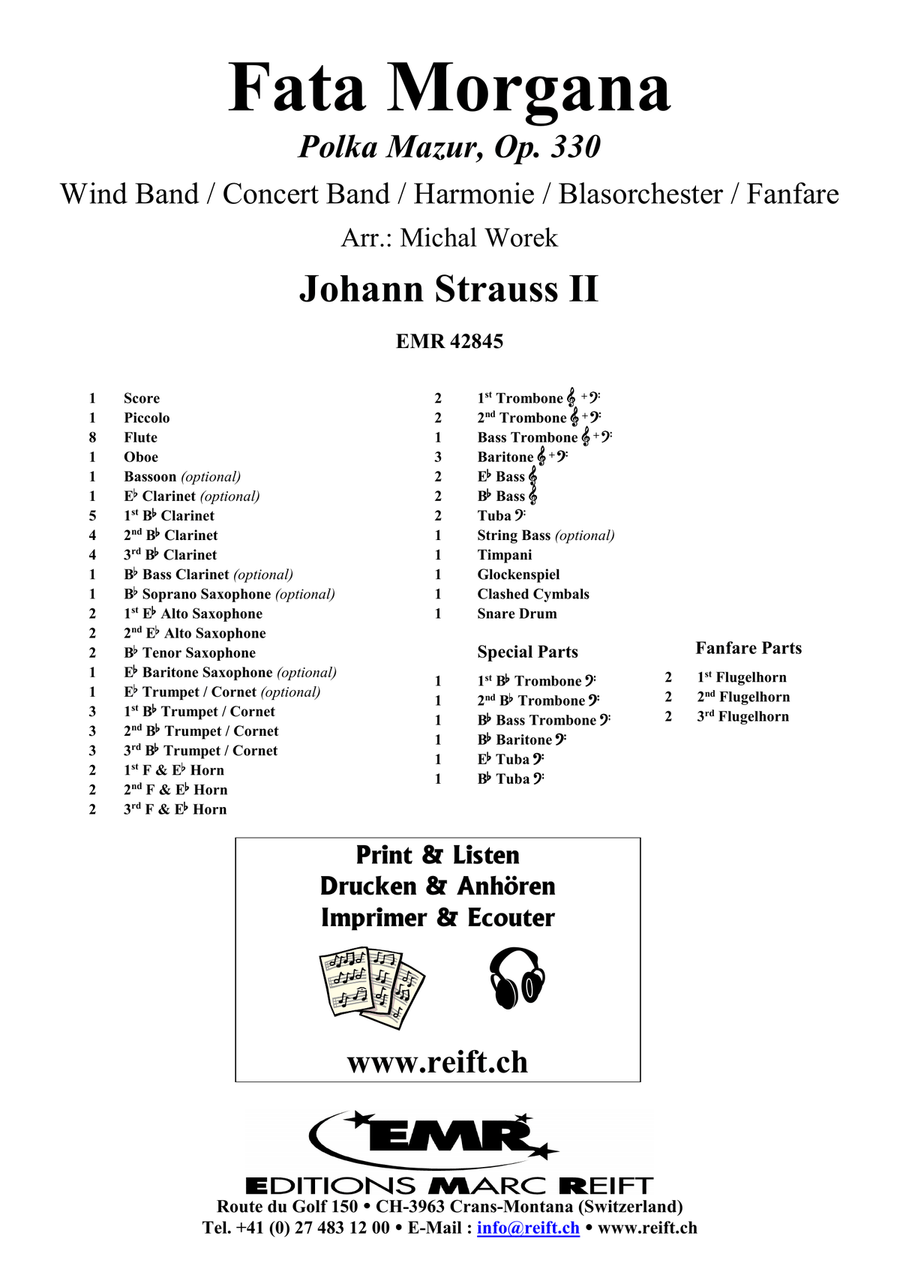 Fata Morgana Fata Morgana Concert Band scores gallery preview page 2