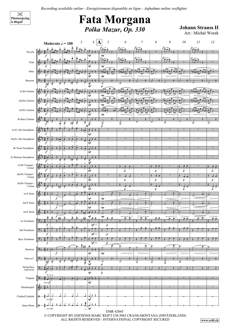 Fata Morgana Fata Morgana Concert Band scores gallery preview page 3