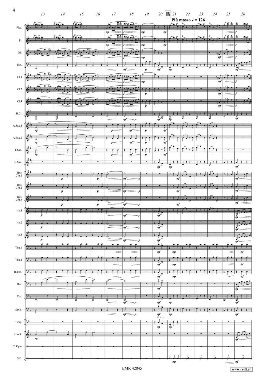 Fata Morgana Fata Morgana Concert Band scores gallery preview page 4