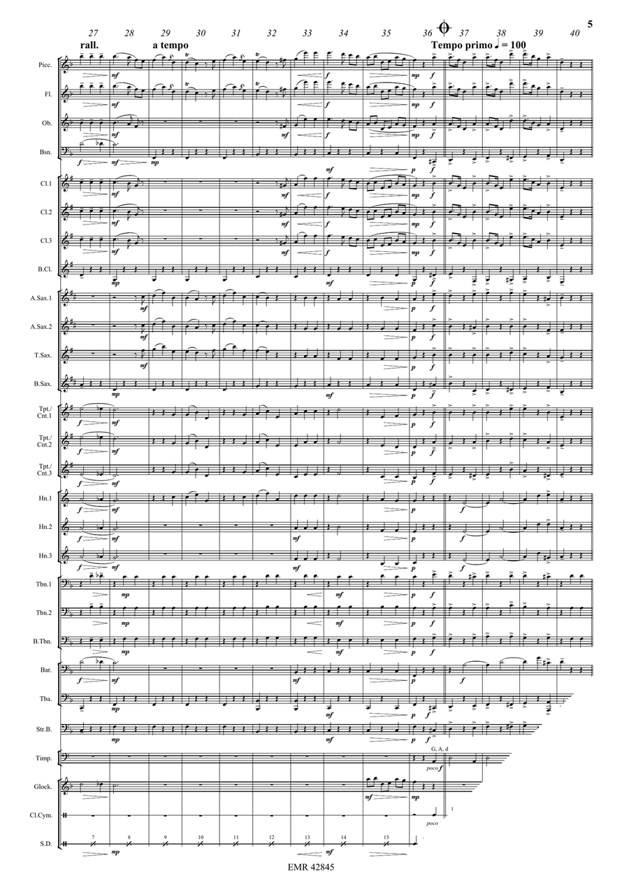 Fata Morgana Fata Morgana Concert Band scores gallery preview page 5