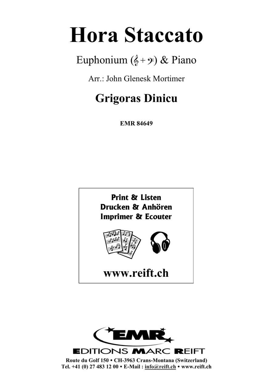 Hora Staccato Hora Staccato Euphonium scores gallery preview page 2