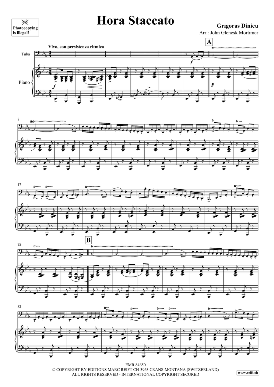 Hora Staccato Hora Staccato Tuba scores gallery preview page 4
