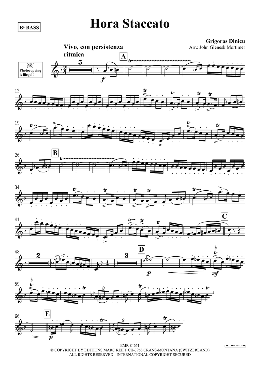 Hora Staccato Hora Staccato Voice Solo scores gallery preview page 3