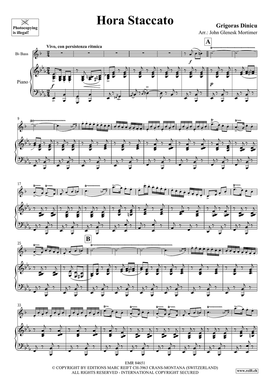 Hora Staccato Hora Staccato Voice Solo scores gallery preview page 4