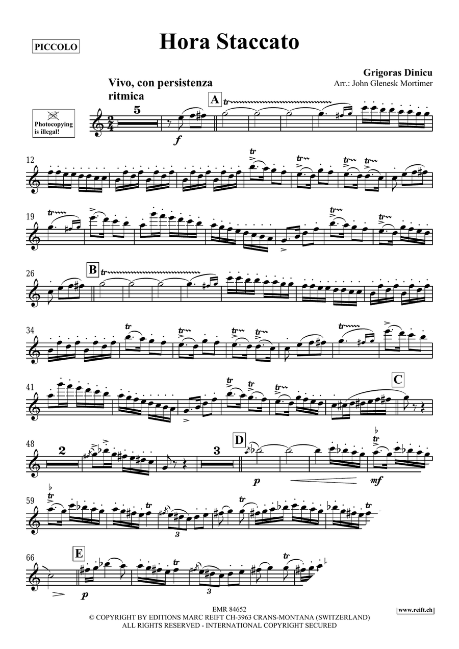 Hora Staccato Hora Staccato Piccolo scores gallery preview page 3