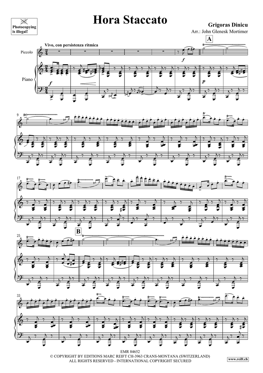 Hora Staccato Hora Staccato Piccolo scores gallery preview page 4