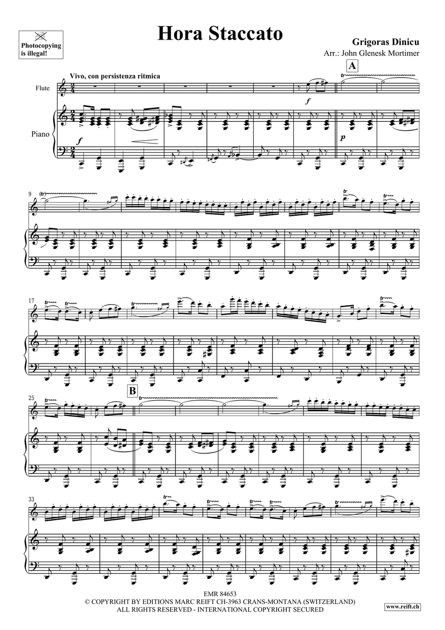 Hora Staccato Hora Staccato Flute Solo scores gallery preview page 4