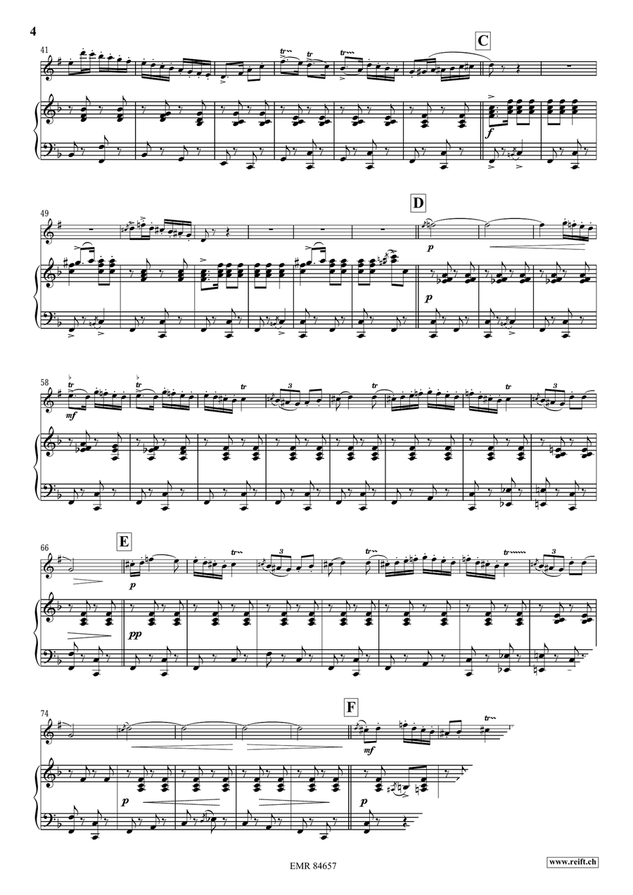 Hora Staccato Hora Staccato Clarinet Solo scores gallery preview page 5