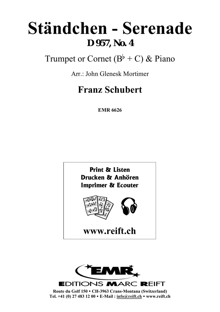 Ständchen - Serenade Ständchen - Serenade Cornet scores gallery preview page 2