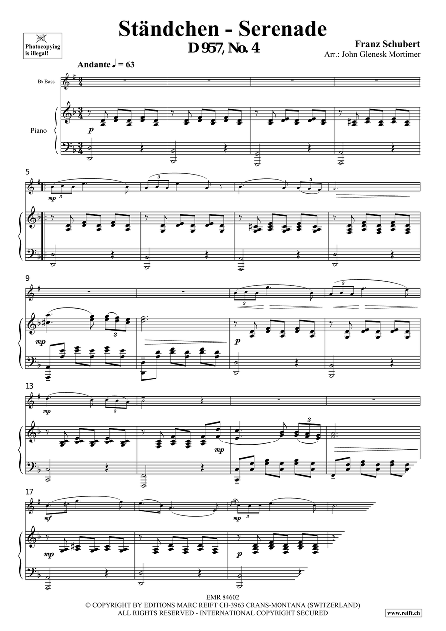 Ständchen - Serenade Ständchen - Serenade Voice Solo scores gallery preview page 3