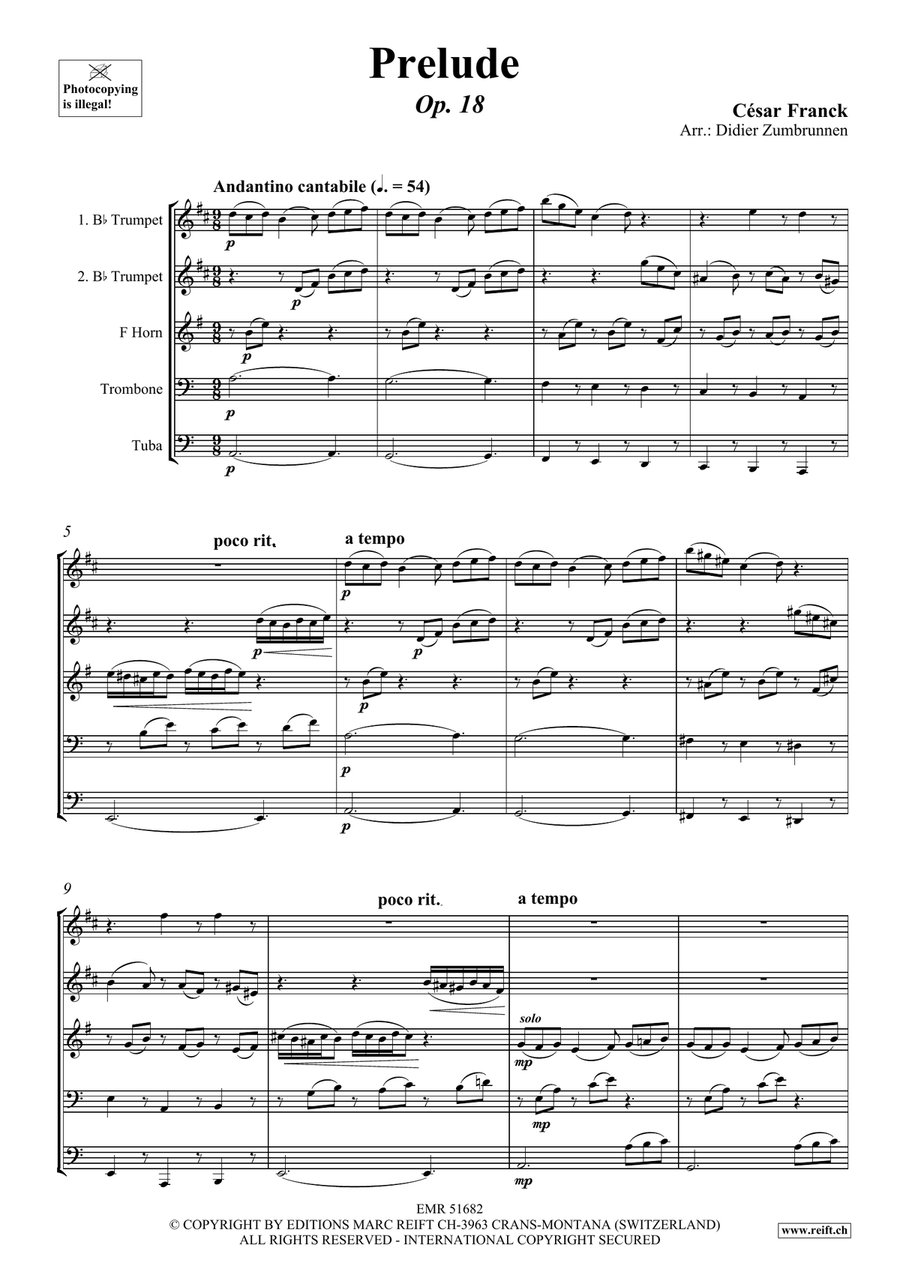 Prelude Prelude Brass Quintet scores gallery preview page 3