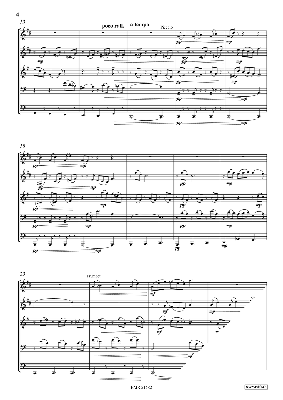 Prelude Prelude Brass Quintet scores gallery preview page 4